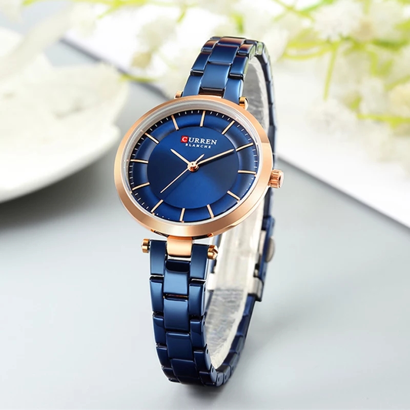 Picture of CURREN 9054 Copy Wrist Watch For Ladies Luxury High Quality Party Look Fashionable Formal Watch - ঘড়ি
