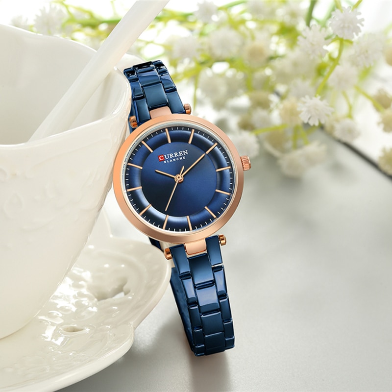 Picture of CURREN 9054 Copy Wrist Watch For Ladies Luxury High Quality Party Look Fashionable Formal Watch - ঘড়ি