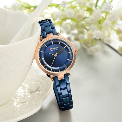 Picture of CURREN 9054 Copy Wrist Watch For Ladies Luxury High Quality Party Look Fashionable Formal Watch - ঘড়ি