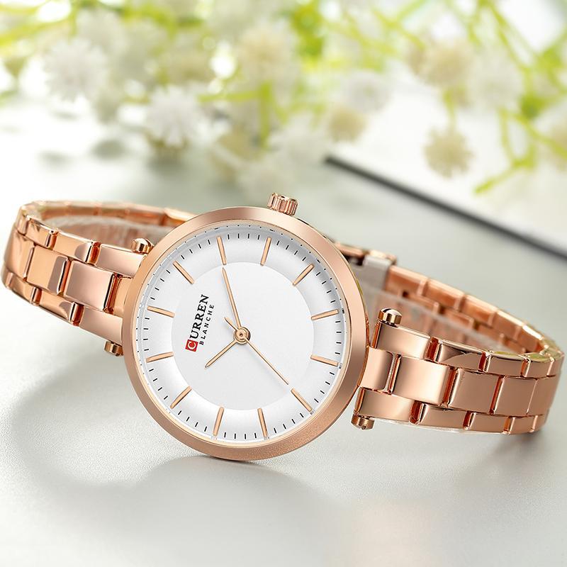 Picture of CURREN 9054 Copy Wrist Watch For Ladies Luxury High Quality Party Look Fashionable Formal Watch - ঘড়ি