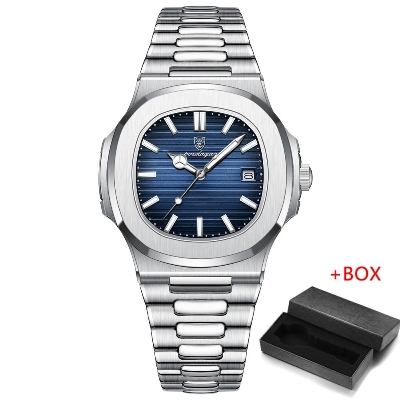 Picture of Poedagar 613 New Model Men's Watch Exclusive Design Luxury Fashion Waterproof Stainless Steel Men's Imported Quartz Movement Wrist-watch