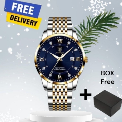 Picture of POEDAGAR 836 Stainless Steel Top Quality Luxury Date Sport For Man Wrist Watch For Men.