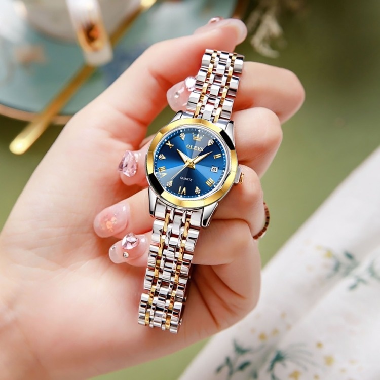 Picture of Olevs 9931 ( Fan Made ) Luxury fashion waterproof stainless steel imported quartz movement ladies wristwatch for women
