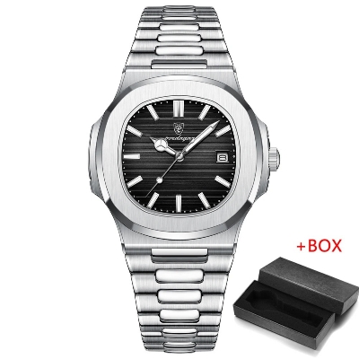 Picture of Poedagar 613 New Model Men's Watch Exclusive Design Luxury Fashion Waterproof Stainless Steel Men's Imported Quartz Movement Wrist-watch