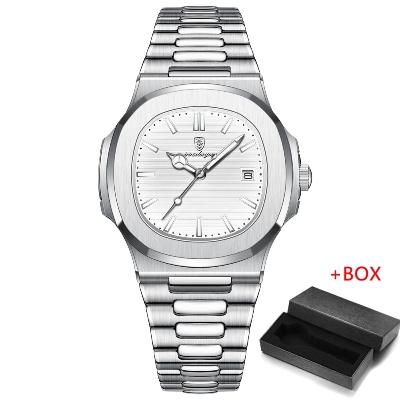 Picture of Poedagar 613 New Model Men's Watch Exclusive Design Luxury Fashion Waterproof Stainless Steel Men's Imported Quartz Movement Wrist-watch