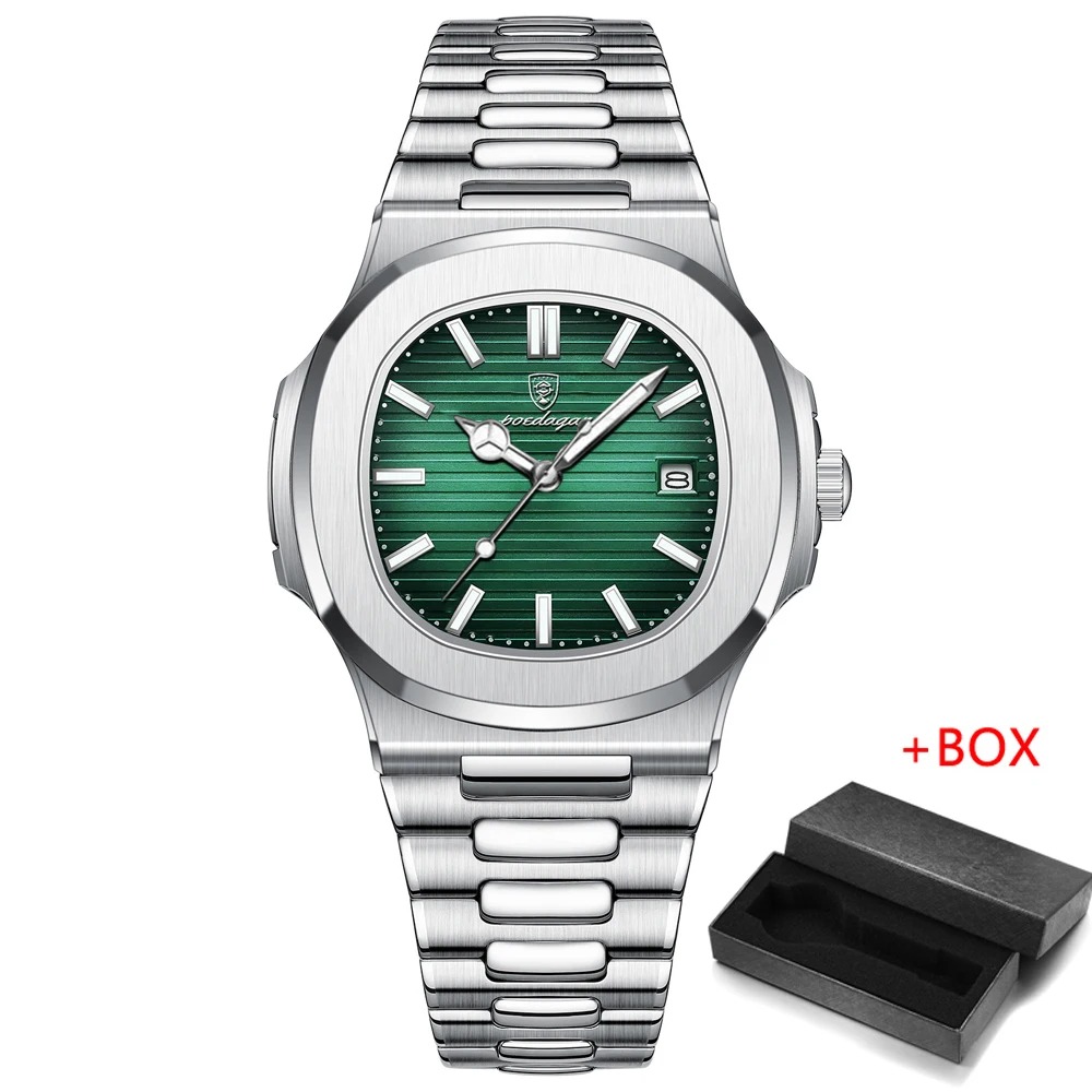 Picture of Poedagar 613 New Model Men's Watch Exclusive Design Luxury Fashion Waterproof Stainless Steel Men's Imported Quartz Movement Wrist-watch