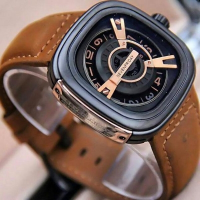 Picture of Big Dial Seven Friday Leather Belt Watch Trend Fashion Student Watch For Man