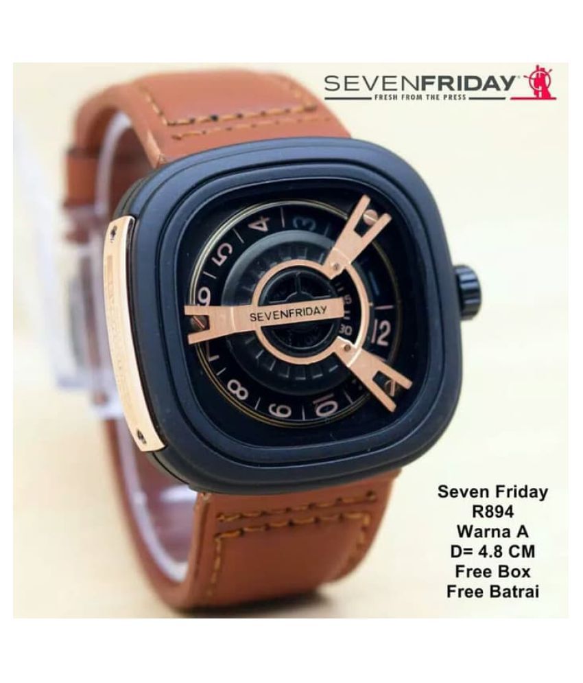 Picture of Big Dial Seven Friday Leather Belt Watch Trend Fashion Student Watch For Man
