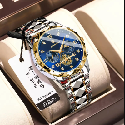 Picture of Poedagar 996l Luxury Watch Stainless Steel Men's Watch Waterproof Luminous Chronograph Men's Quartz Watch-Watches for Men-Watches-Men's Watches"