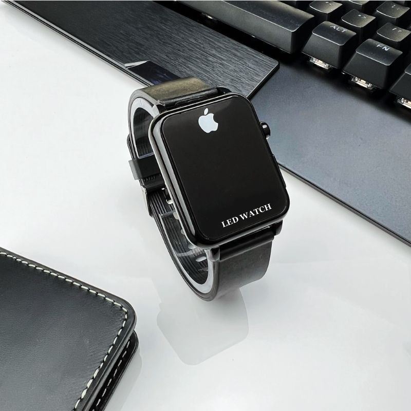 Picture of New Men Digital Watch LED Rubber Electronic Touch Screen Watch for  - Watch- Led watch
