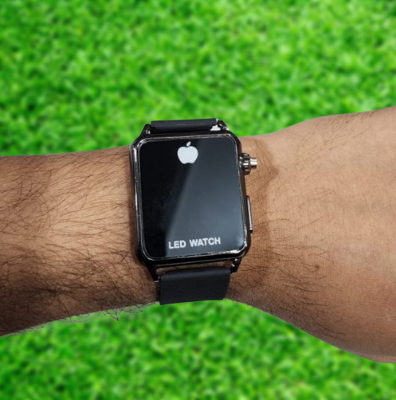 Picture of New Men Digital Watch LED Rubber Electronic Touch Screen Watch for  - Watch- Led watch