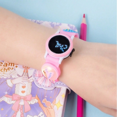 Picture of New Ban 10 , Spider Man Cartoon Style Led Digital Watch For Kids - Kids watch - Digital Watch - Watch