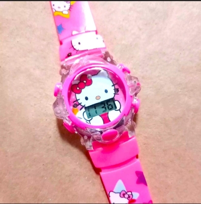 Picture of Barbie Style Digital Watch With Music And Light For Kids