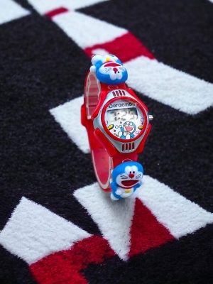 Picture of New Doraemon Cartoon Boys Girls Children Watches,  Wristwatches For Kids - Doraemon Kids watch- Watch