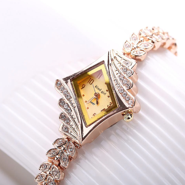 Picture of Hot bracelet watch Diamond- luxury women's watch- women's steel belt quartz watch- fashionble Women watch - Watch For women