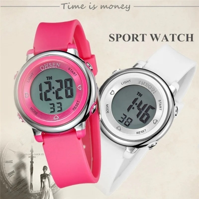 Picture of New 2025 Trendy Colorful Digital Watch for Kids Waterproof LED Lights Luminous Children Wristwatch Boys Students Watch - Watch For Kids Watch - Women Watch  - Watch For Boys - Watch For Women - Watch - New Watch