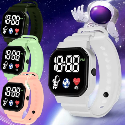 Picture of New Hot  LED Digital Smart Watch for Children Waterproof Sport Ladies Watch Fashion Casual Boy Girls Astronaut Sport Electronic Watches - New Led Watch - Digital Watch - Kids Watch - Watch For Kids