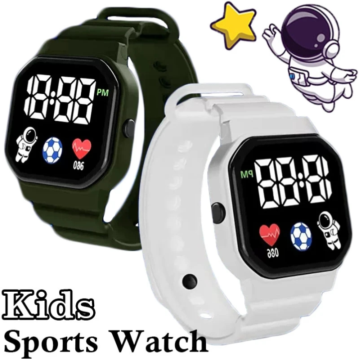 Picture of New Hot  LED Digital Smart Watch for Children Waterproof Sport Ladies Watch Fashion Casual Boy Girls Astronaut Sport Electronic Watches - New Led Watch - Digital Watch - Kids Watch - Watch For Kids