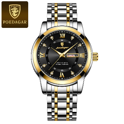 Picture of POEDAGAR 936 Stainless steel  Luxury Watch for Man- Men Watch Quartz Stainless Steel Sports Men's Watches - Watch - Stainless Steel Watch For Men
