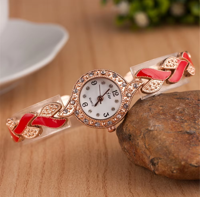 Picture of New Luxury Crystal Wristwatches Women's Fashionable Casual Watch - Watch For women - Watch -ঘড়ি
