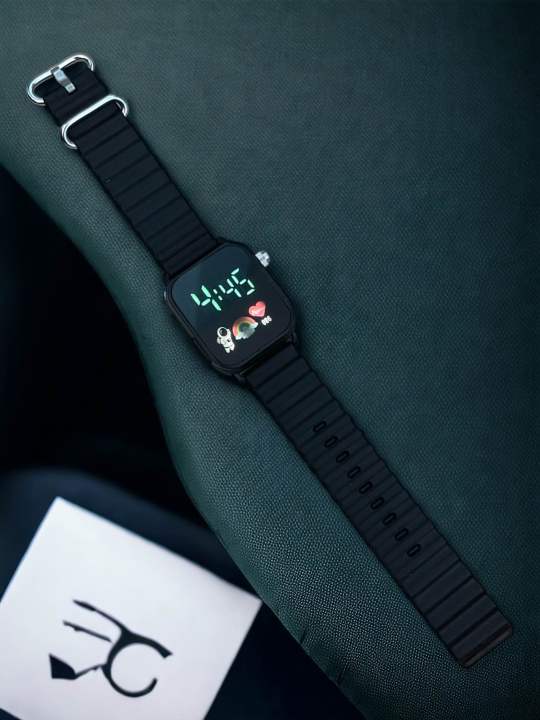 Picture of New Fashion LED Digital Watches  Silicone Strap Sport Waterproof Wrist Watch For Men - Watch - Watch For Men