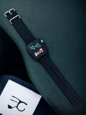 Picture of New Fashion LED Digital Watches  Silicone Strap Sport Waterproof Wrist Watch For Men - Watch - Watch For Men