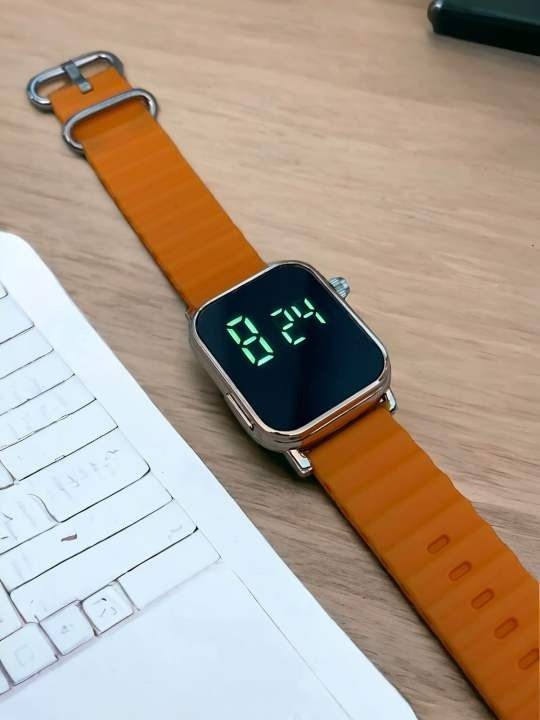 Picture of New Fashion LED Digital Watches  Silicone Strap Sport Waterproof Wrist Watch For Men - Watch - Watch For Men