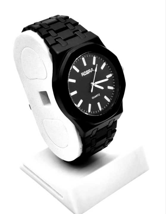 Picture of Stylish ROSRA Stainless Steel Black Colour Fashionable Man Watch