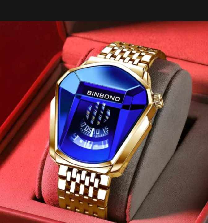 Picture of NEW BINBOND Top Brand Luxury Military Fashion Sport Watch Men Gold Wrist Watch Man Clock Casual Chronograph Wristwatch - Watch