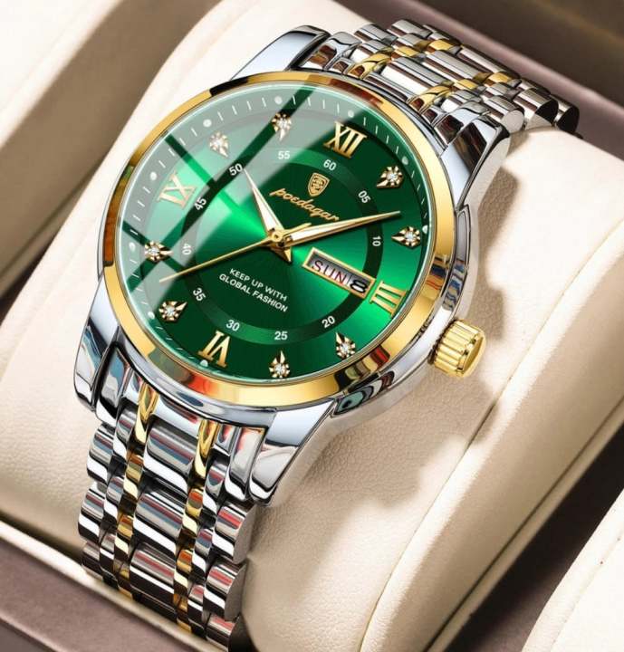 Picture of POEDAGAR 936 Stainless steel  Luxury Watch for Man- Men Watch Quartz Stainless Steel Sports Men's Watches - Watch - Stainless Steel Watch For Men