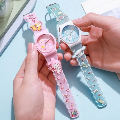Picture of Cute cartoon children's watches Sanrio primary schools students watch high value quartz watch boys girls watch