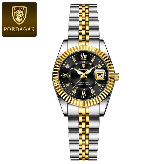 Picture of POEDAGAR 910 Luxury Ladies Watch Stainless Steel Quartz Elegant Watch for Women - Women's Watches Girl - Watch