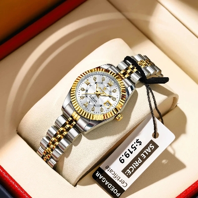 Picture of POEDAGAR 910 Luxury Ladies Watch Stainless Steel Quartz Elegant Watch for Women - Women's Watches Girl - Watch