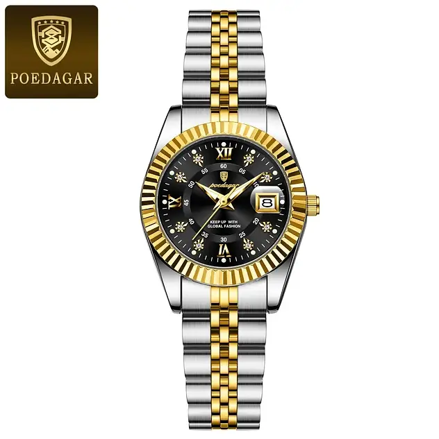 Picture of POEDAGAR 910 Luxury Ladies Watch Stainless Steel Quartz Elegant Watch for Women - Women's Watches Girl - Watch
