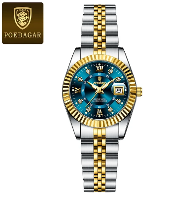 Picture of POEDAGAR 910 Luxury Ladies Watch Stainless Steel Quartz Elegant Watch for Women - Women's Watches Girl - Watch