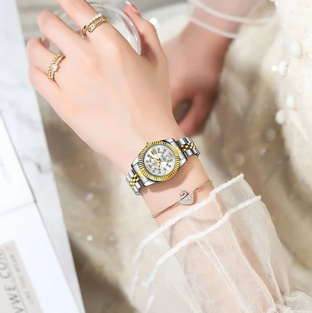 Picture of POEDAGAR 910 Luxury Ladies Watch Stainless Steel Quartz Elegant Watch for Women - Women's Watches Girl - Watch