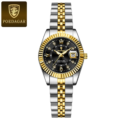 Picture of POEDAGAR 910 Luxury Ladies Watch Stainless Steel Quartz Elegant Watch for Women - Women's Watches Girl - Watch