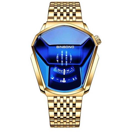 Picture of NEW BINBOND Top Brand Luxury Military Fashion Sport Watch Men Gold Wrist Watch Man Clock Casual Chronograph Wristwatch - Watch