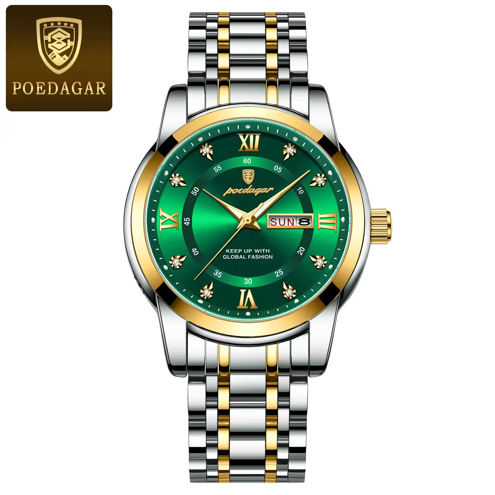 Picture of POEDAGAR 936 Stainless steel  Luxury Watch for Man- Men Watch Quartz Stainless Steel Sports Men's Watches - Watch - Stainless Steel Watch For Men
