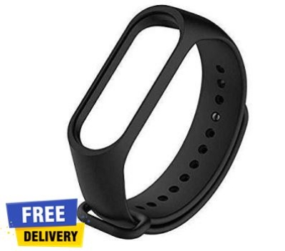 Picture of M3/M4/M5/M6 Smart Fitness Band Replacement Rubber belt Black