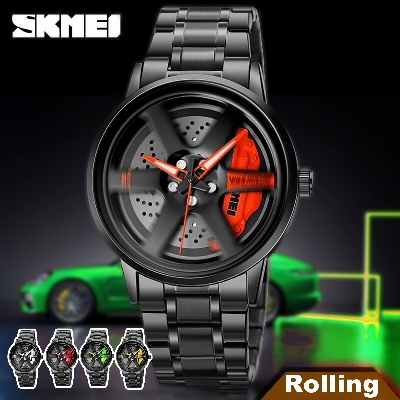 Picture of SKMEI 1787 Rotation Wheel Men's Watch Automatic Business Fashion Waterproof Mechanical Luminous Stainless Steel Watch For Men