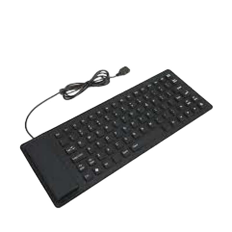 Picture of Ultra Slim USB Flexible Foldable Keyboard Portable