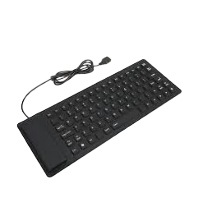 Picture of Ultra Slim USB Flexible Foldable Keyboard Portable