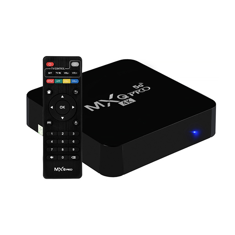 Picture of MXQ pro 4K 5G Android Smart TV Box - 8GB Ram/128GB Rom, Android 11.1, YouTube, Free Live TV, Play Store etc.