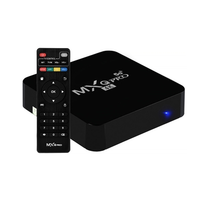 Picture of MXQ pro 4K 5G Android Smart TV Box - 8GB Ram/128GB Rom, Android 11.1, YouTube, Free Live TV, Play Store etc.