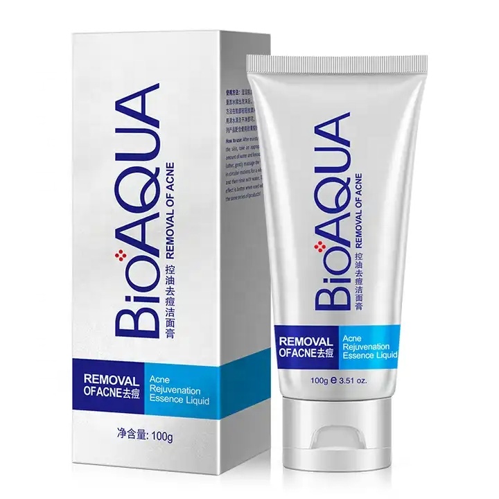 Picture of BIOAQUA Removal of Acne Rejuvenation Essence Liquid Deep Cleansing Facial Cleanser- 100g