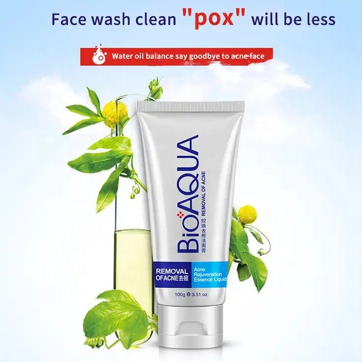 Picture of BIOAQUA Removal of Acne Rejuvenation Essence Liquid Deep Cleansing Facial Cleanser- 100g