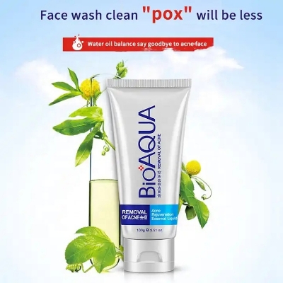 Picture of BIOAQUA Removal of Acne Rejuvenation Essence Liquid Deep Cleansing Facial Cleanser- 100g