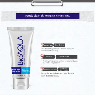 Picture of BIOAQUA Removal of Acne Rejuvenation Essence Liquid Deep Cleansing Facial Cleanser- 100g