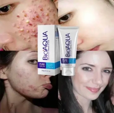 Picture of BIOAQUA Removal of Acne Rejuvenation Essence Liquid Deep Cleansing Facial Cleanser- 100g